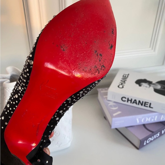 Christian Loubotin swarowski Heels boots - Picture 4 of 16